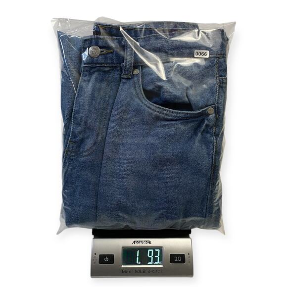 PrettyLittleThing Wide Leg Denim Jeans Blue Women's 6 - Picture 7 of 7